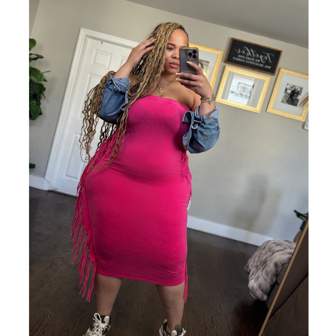 Love Bomb’ Fringe Skirt