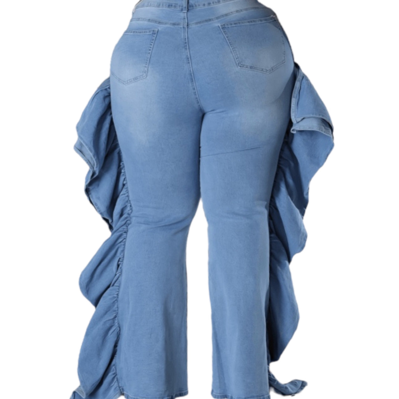 Butterfly’ Ruffle Jeans